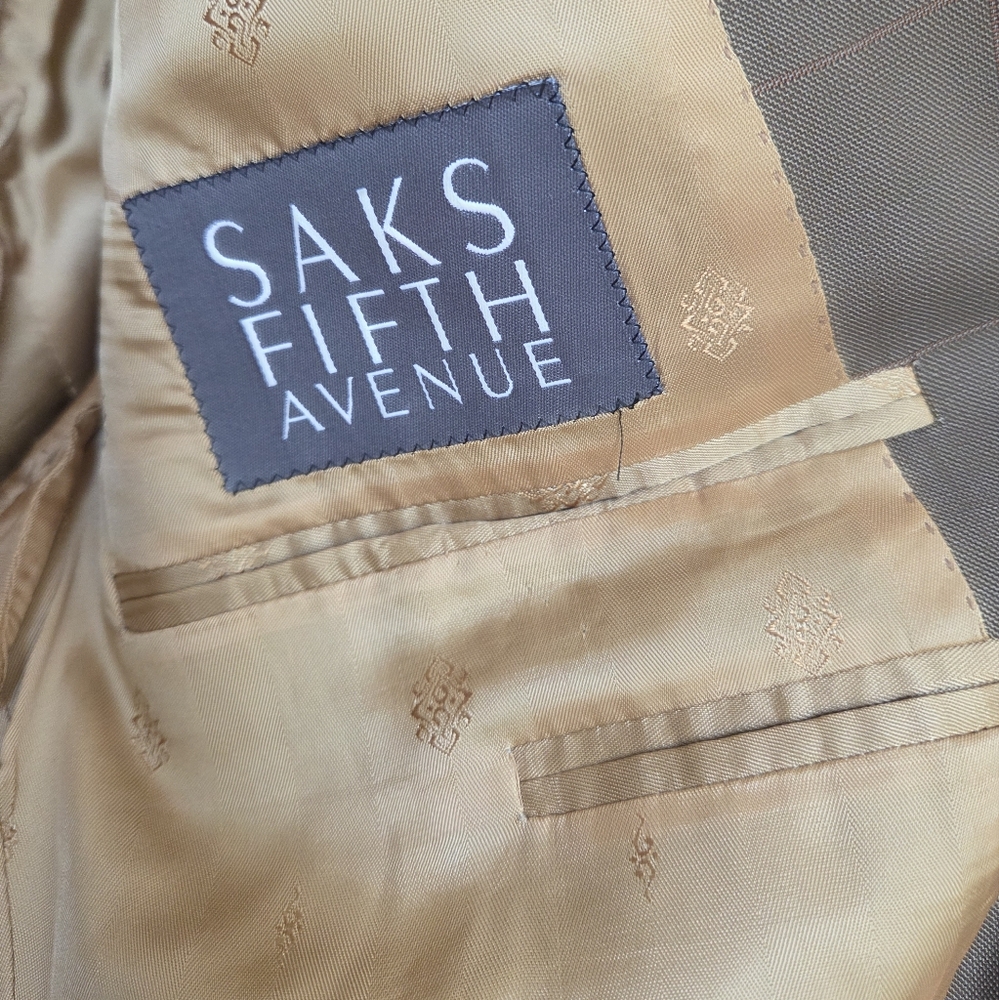 CORNELIANI Jacket Men' Super 120 Extrafine Merino Wool EU 50 US 40 Brown - Picture 6 of 13